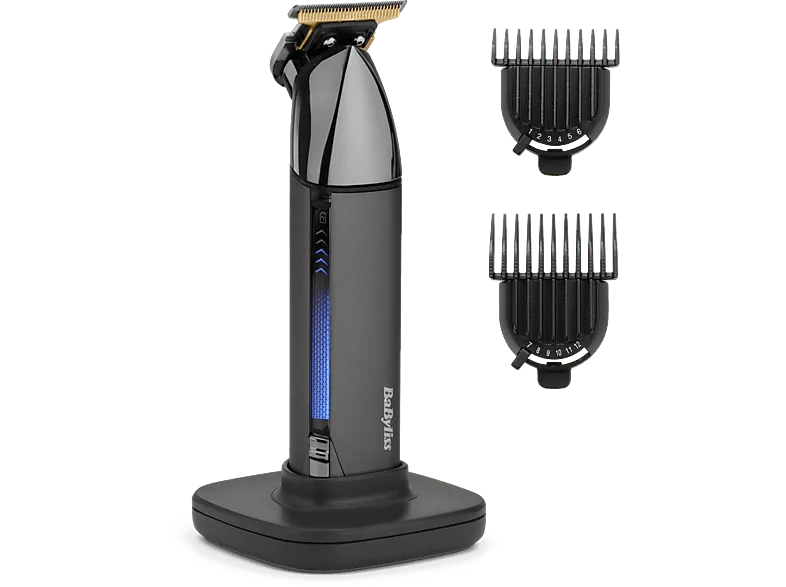 Barbero - Babyliss T991E Super-X Metal, Inalámbrico, Batería Iones de litio, Cuchillas titanio, 5h Autonomía, Black Edition
