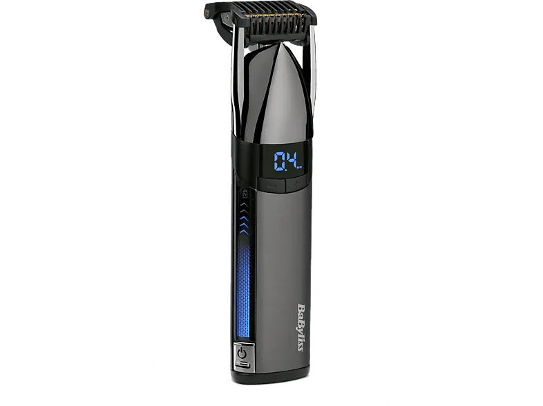 Barbero - BaByliss Super-X Metal S991E, Acero Japonés, Longitud de Corte 0,4 mm a 5 mm, Precisión 0,2 90 min Uso, Black Edition