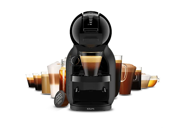 Cafetera de cápsulas - Krups Nescafé® Dolce Gusto® Mini Me 2, 15 bar, 0.8 l, 1600 W, Compacta, Negra