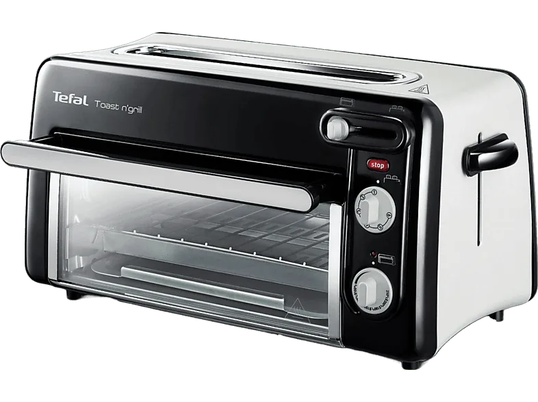 Tostadora/Horno - Tefal Toast & Grill TL600830, 1300W, Termostato regulable