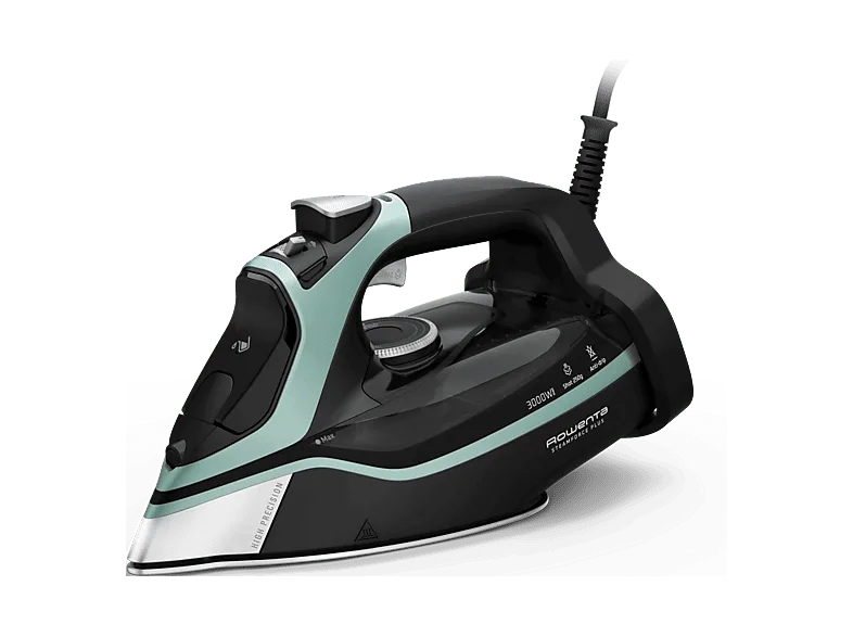 Plancha de vapor - Rowenta DW9412D1 Steamforce Plus, 3000 W, 250 g/min, 0.35 l, MicroSteam 400 HD Profile, Antigoteo, Antical, Vapor Vertical, Verde