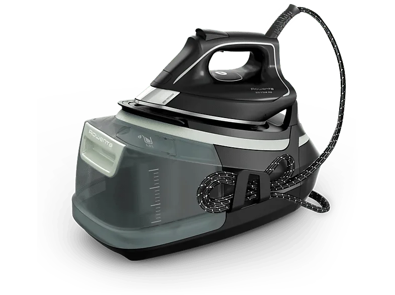 Centro de planchado - Rowenta Eco Steam Pro DG9621, 2800 W, 7.8 bar, 140 g/min, Golpe Vapor 500 1.3 L, Suela Microsteam 400 HD 3D Laser, Verde