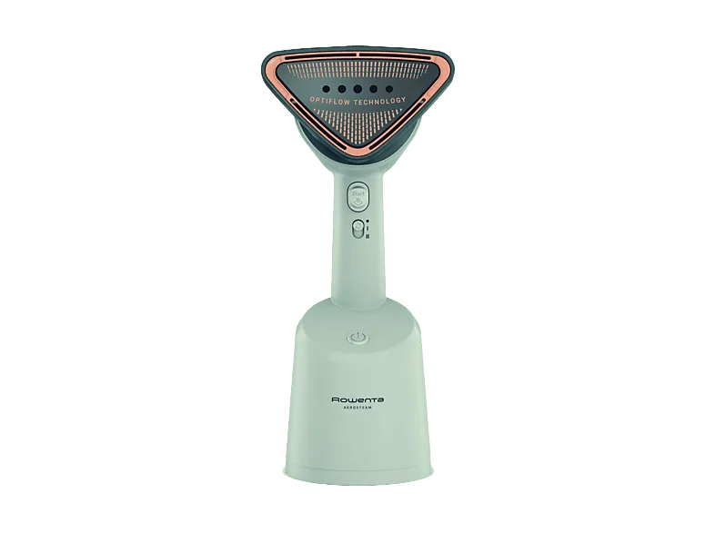 Cepillo de vapor mano Rowenta AeroSteam DR9814 Tecnología OptiFlow succiona y plancha a la vez, 1400 W, 150 g/min, 8 bar, Verde agua