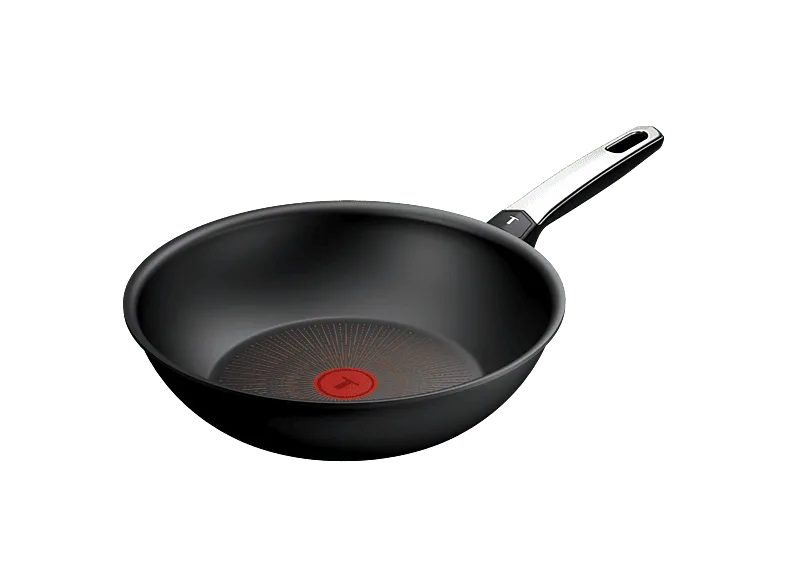 Sartén - Tefal Excellence Jordi Cruz G3201943, Wok, 28 cm, Revestimiento antiadherente, Inducción, 4-5 personas, Negro