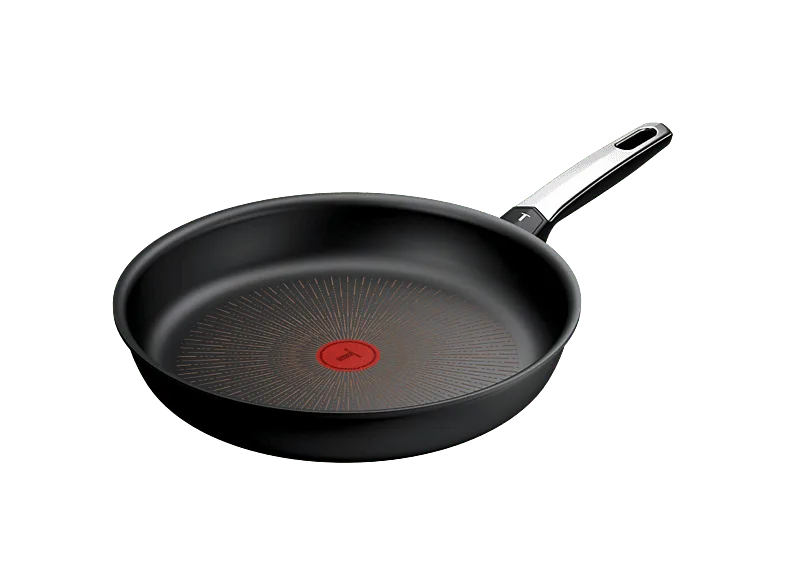 Sartén - Tefal Excellence Jordi Cruz G3200643, 28 cm, Revestimiento antiadherente, Inducción, 4-5 personas, Máximo calentamiento, Negro