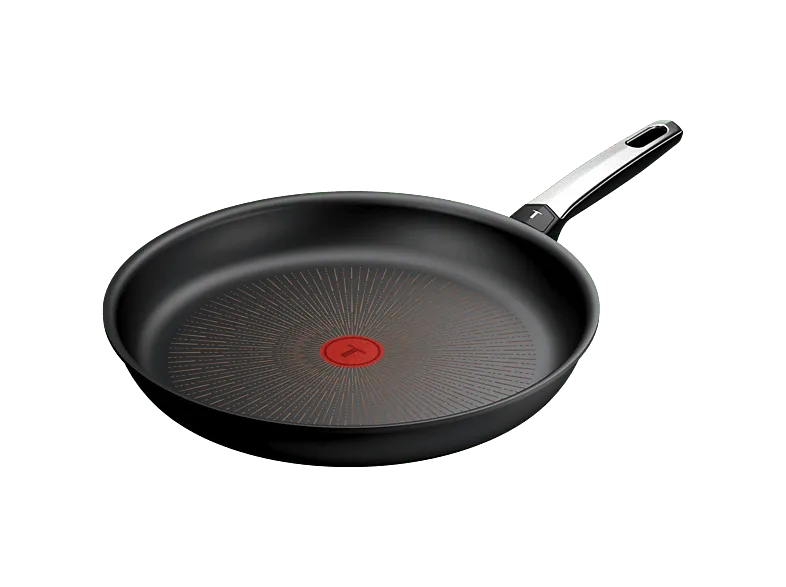 Sartén - Tefal Excellence Jordi Cruz G3200843, 32 cm, Revestimiento antiadherente, Inducción, +6 personas, Máximo calentamiento, Negro