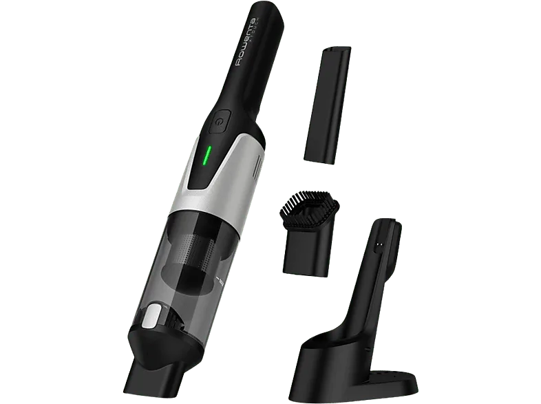 Aspirador de mano - Rowenta Xtouch AC9736, 80.000 rpm, 492 l/min, Autonomía 10 min, Negro