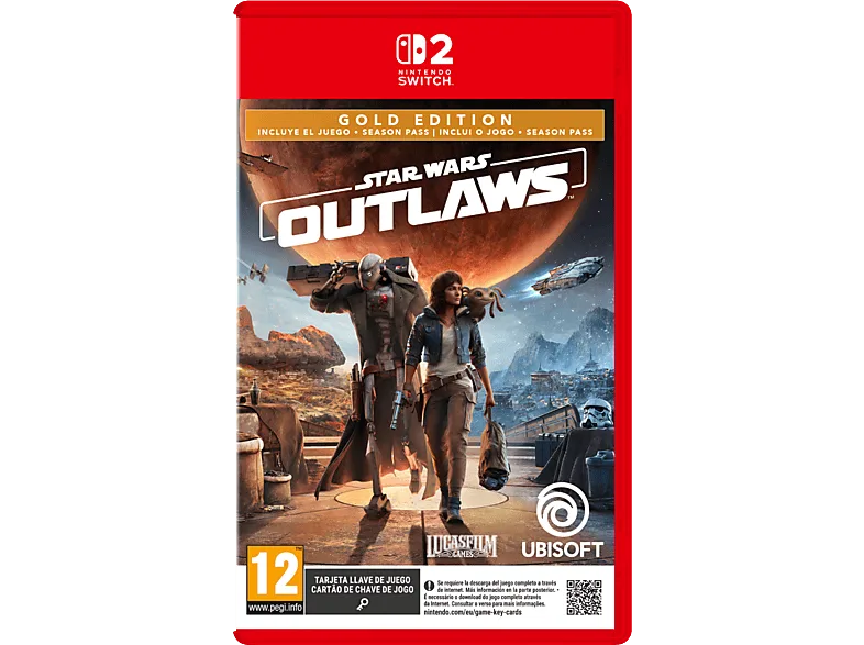 Nintendo Switch 2 Star Wars Outlaws (Ed. Gold) (Game Key Card) (imagen 1 de 3)