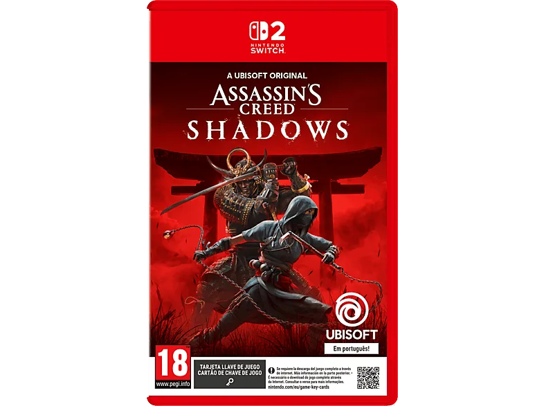 Nintendo Switch 2 Assassin’s Creed Shadows (Game Key Card)