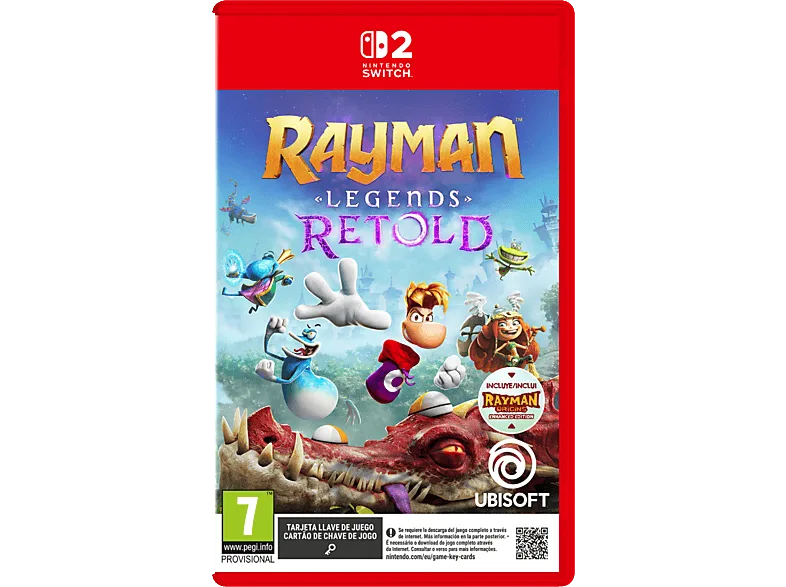 Nintendo Switch 2 Rayman Legends Retold (Game Key Card) (imagen 1 de 3)