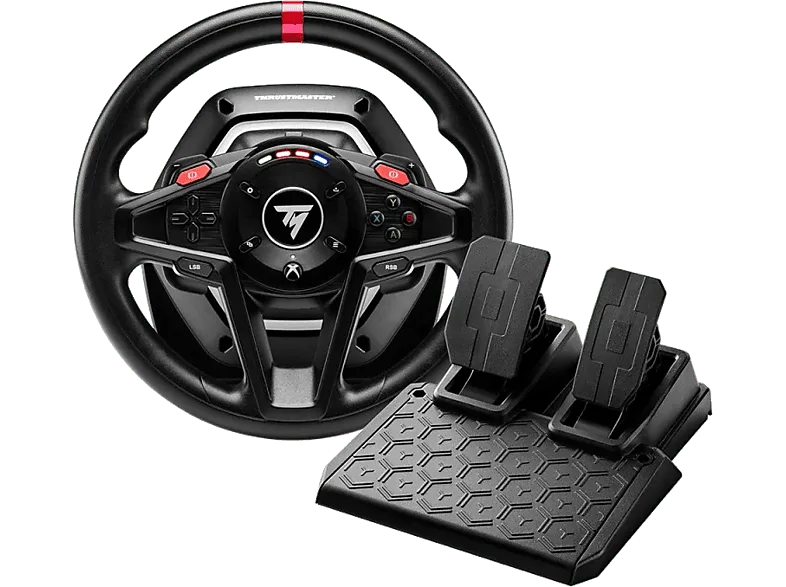 Volante - Thrustmaster T128 para Xbox Series X S, One y PC (Force Feedback Optimizado, LEDs de Velocidad, Incluye 3 Pedales Magnéticos T2PM)