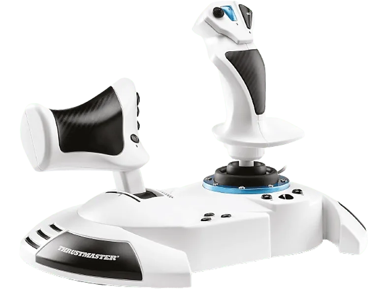 Simulador de vuelo - Thrustmaster T.Flight Hotas One Microsoft Flight Simulator Edition, Función timón doble, Para Xbox y PC, Blanco