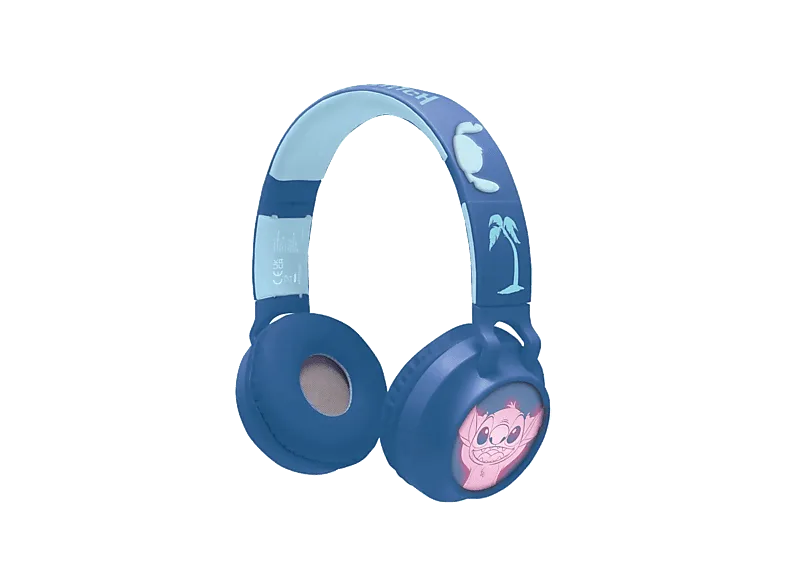 Auriculares infantiles - Lexibook Stitch, Circumaurales, Cable o Bluetooth, Micrófono, Azul (imagen 1 de 2)