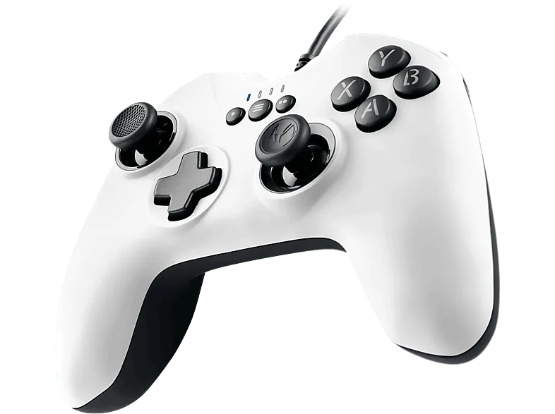 Mando - Nacon PCGC-100, Para PC, Cable, Blanco