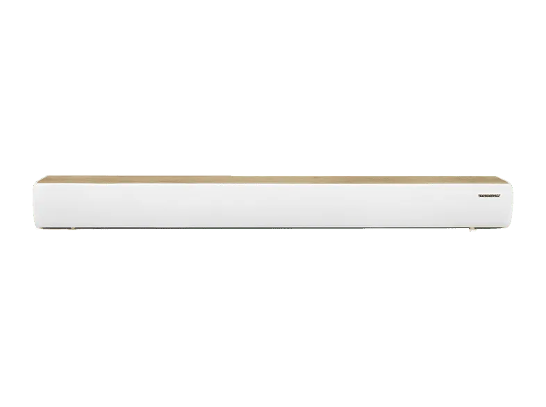 Barra de sonido - Thomson SB401BT, Bluetooth, 200 W, Control Remoto, Ecualizador con Presets, Indicador LED, Blanco/Madera