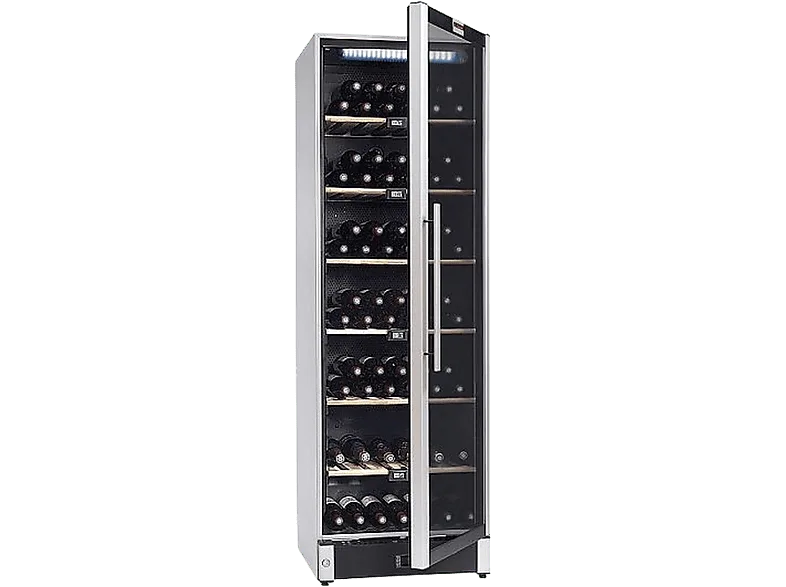 Vinoteca - La Sommelière VIP185, 200 W, Compresor, Para 197 Botellas, Multitemperatura, Antivibración, Inox