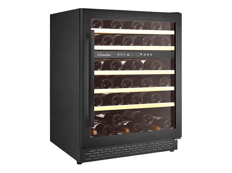 Vinoteca - La Sommelière LSBU51DB2, Integrable, 51 botellas, 2 zonas, Negro