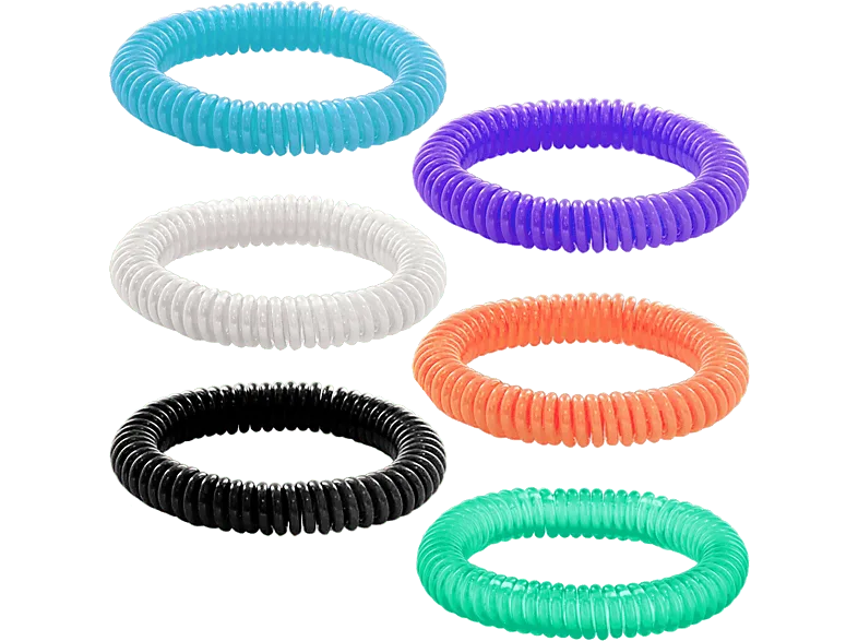 Pulsera antimosquitos - CMP Paris CMPBJ1591, Citronela, Protección durante 15 dias, Color aleatorio