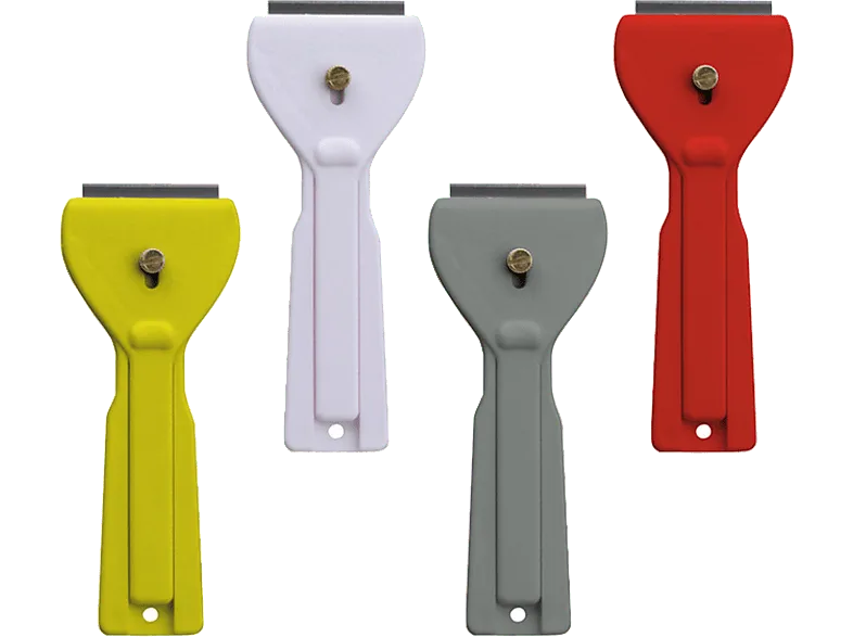 Rascador para vitrocerámica - CMP Paris 545691, Incluye 5 cuchillas de recambio, Color aleatorio, Acero manganeso
