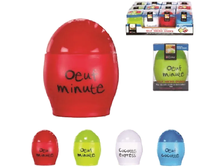 Cuece huevos - CMP Paris CMPKC2046, Para microondas, 4 colores disponibles, 1 Unidad, Aleatorio