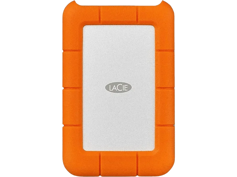 Disco duro externo 4 TB - Lacie Rugged Mini, Externo, Para Mac y Windows, Naranja