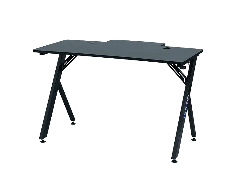 Mesa gaming - Nacon PCGD-RGB, Fibra de carbono, Negro