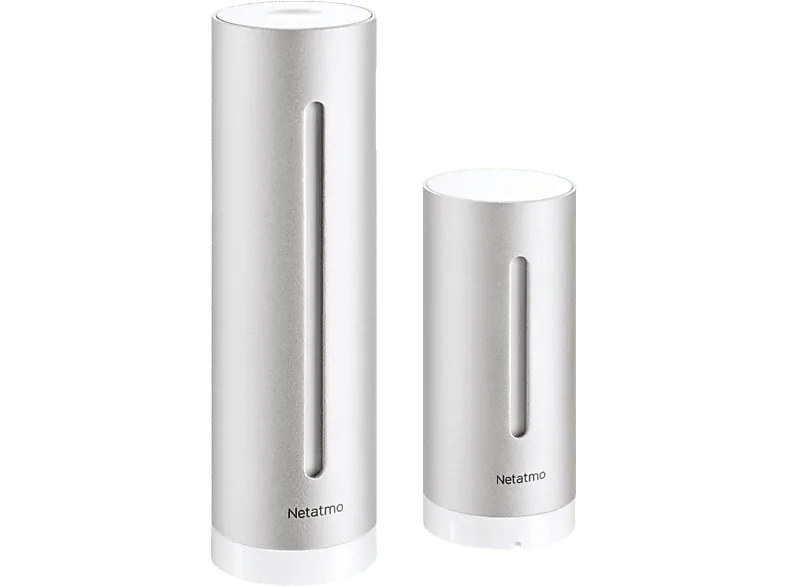 Estación meteorológica - Netatmo NSW01-EC, Mide la temperatura, Humedad, CO2 y presión, Gris