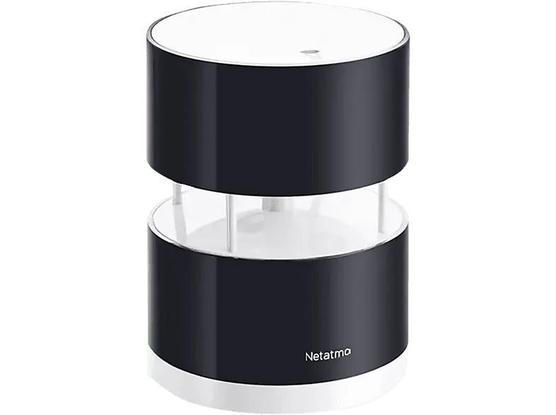 Anemómetro - Netatmo NWA01-WW, Inteligente, Tecnología de ultrasonidos, Con pilas, Negro/Blanco