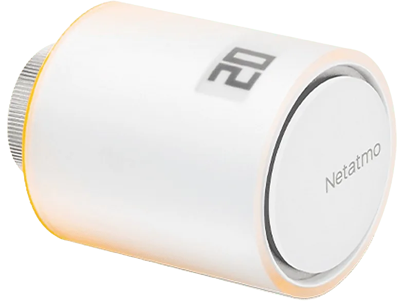 Válvula termostática - Netatmo NAV-ES, Accesorio del termostato, Control remoto vía App, Regulación inteligente, Blanco