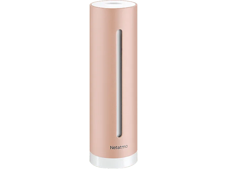 Medidor de calidad del aire - Netatmo NHC-EC, Temperatura/ Calidad aire, Humedad/ Nivel acústico, Rose Gold