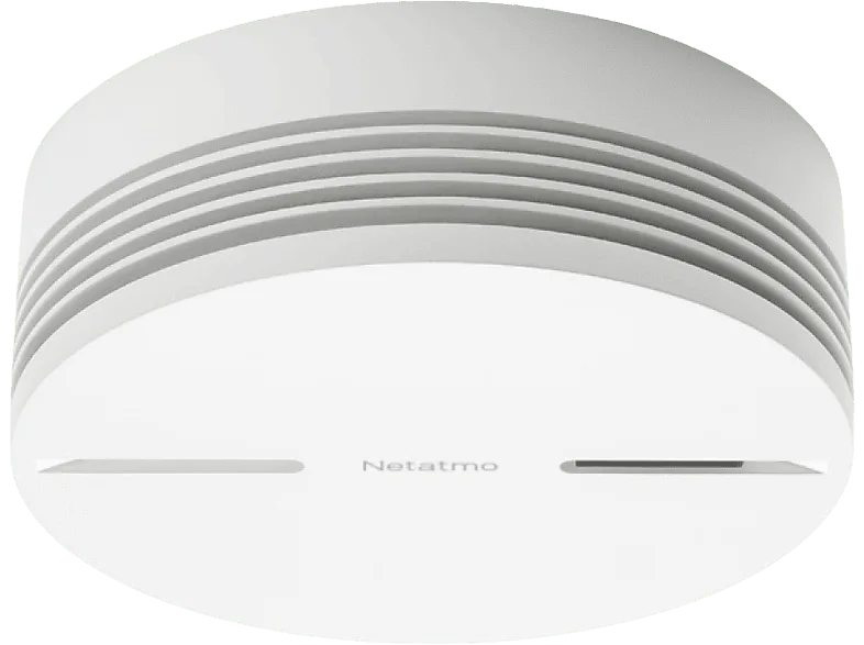 Detector de humo - Netatmo NSA-EC, Autonomía 10 años, Alarma Humo, Prueba Automatica, Blanco