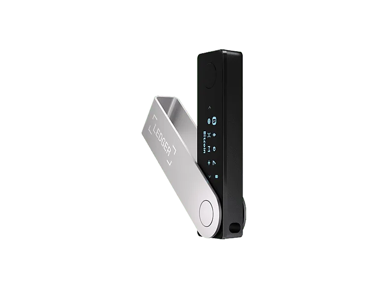 Crypto Wallet - Ledger Nano X, USB-C, Bluetooth, Pantalla 1.09" OLED, Negro Ónix