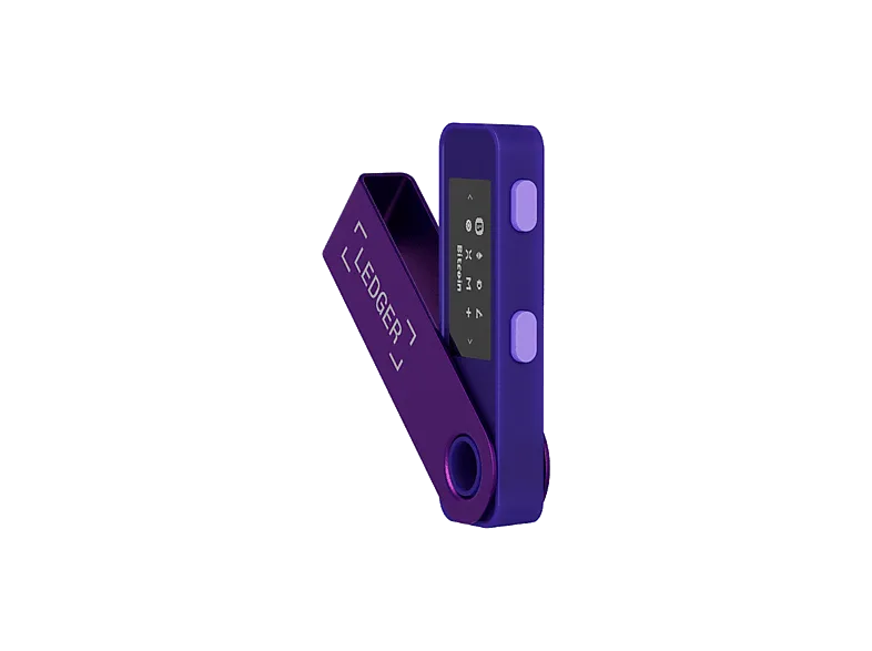 Crypto Wallet - Ledger Nano S Plus, USB-C, Pantalla 1.09" OLED, Amatista