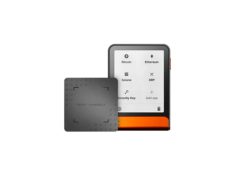 Crypto Wallet - Ledger Flex™ + Recovery Key, Bluetooth, 1.8MB Almacenamiento, Pantalla táctil de E Ink® 2.84", Naranja