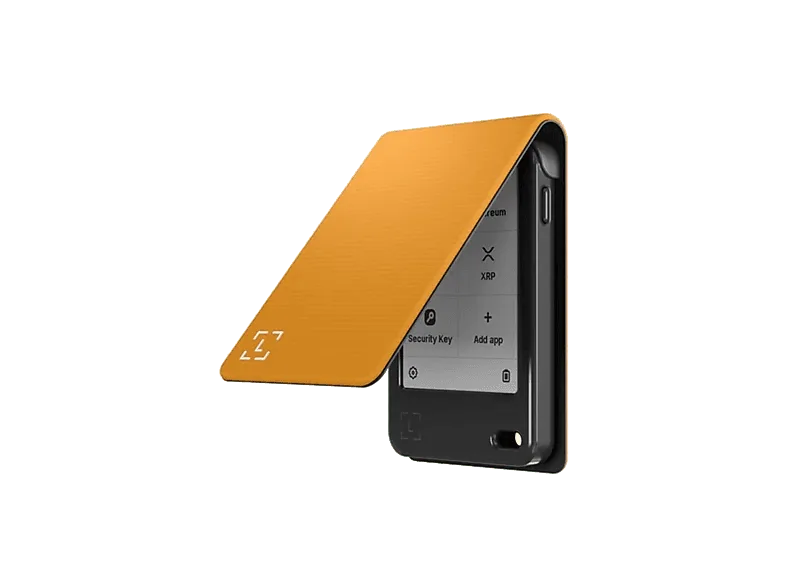 Funda - Ledger Nano Gen5 Magnet Folio, BTC OrangeBTC Orange