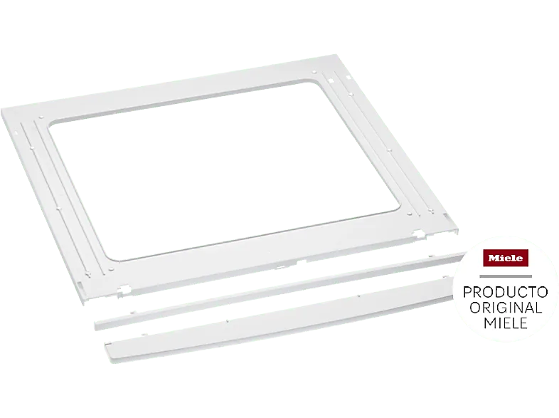 Accesorio lavadora - Miele W412, Kit de unión para columna lavado-secado, Blanco loto