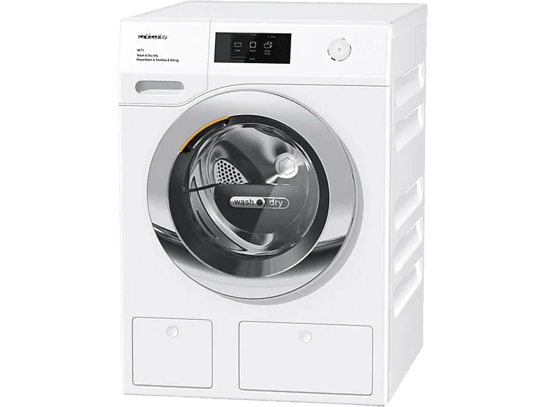 Lavadora secadora - Miele WTW 870 WPM, 9 kg de lavado, 6 secado, 1600 rpm, Autodosificación, Blanco
