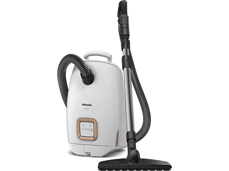 Aspirador con bolsa - Miele Guard L1 Parquet, 890W, Depósito 3.5l, Limpieza Delicada de Suelos Duros, Brilliant White