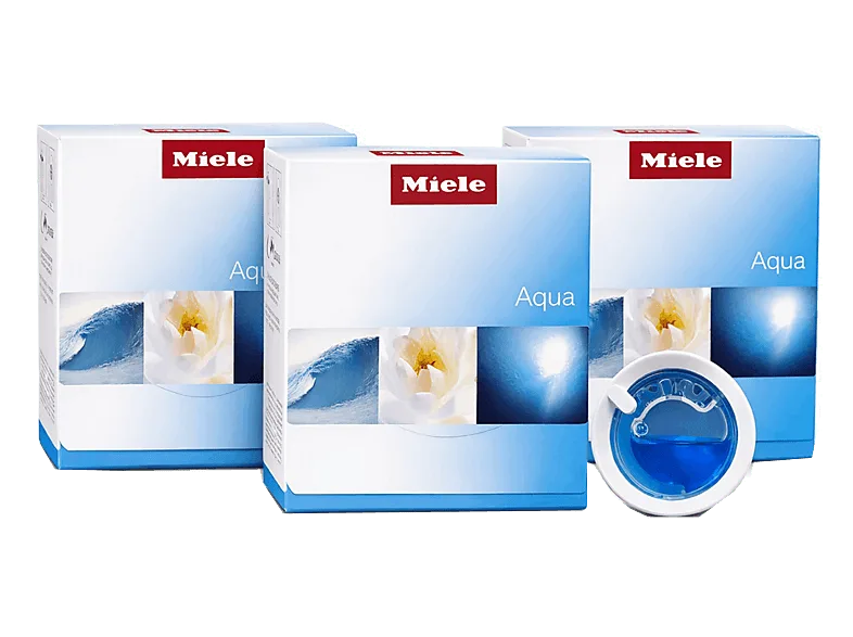 Accesorio lavadora - Miele Cápsulas Fragancia Aqua, 3x Cápsulas, Azul