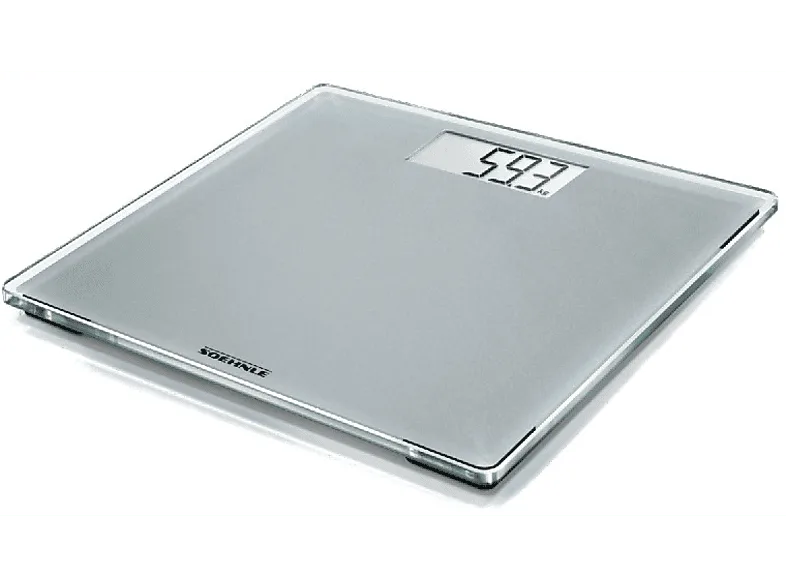 Báscula de baño - Soehnle Style Sense Compact 300, Peso máximo 180 kg, Plata