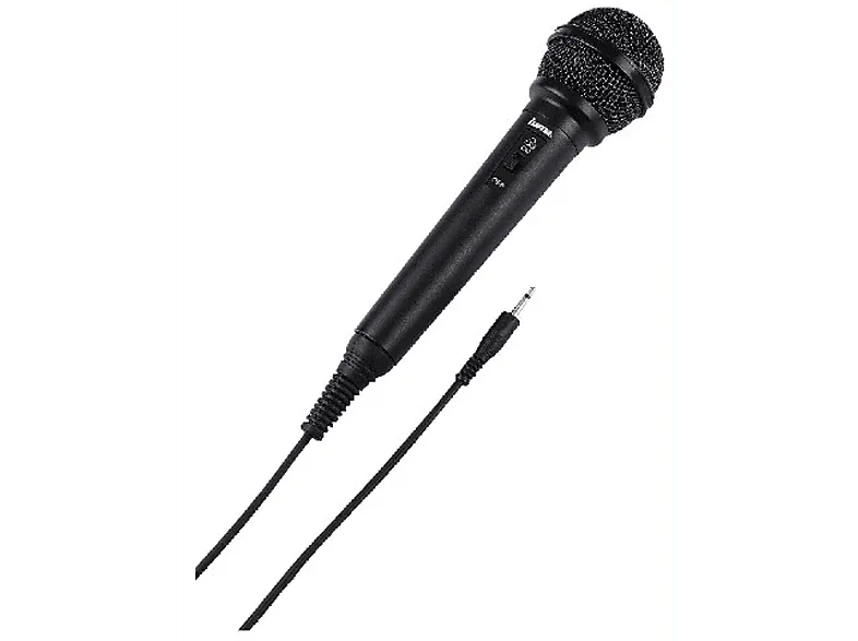 Micrófono - Hama DM20, Dinámico, Omnidireccional, Negro