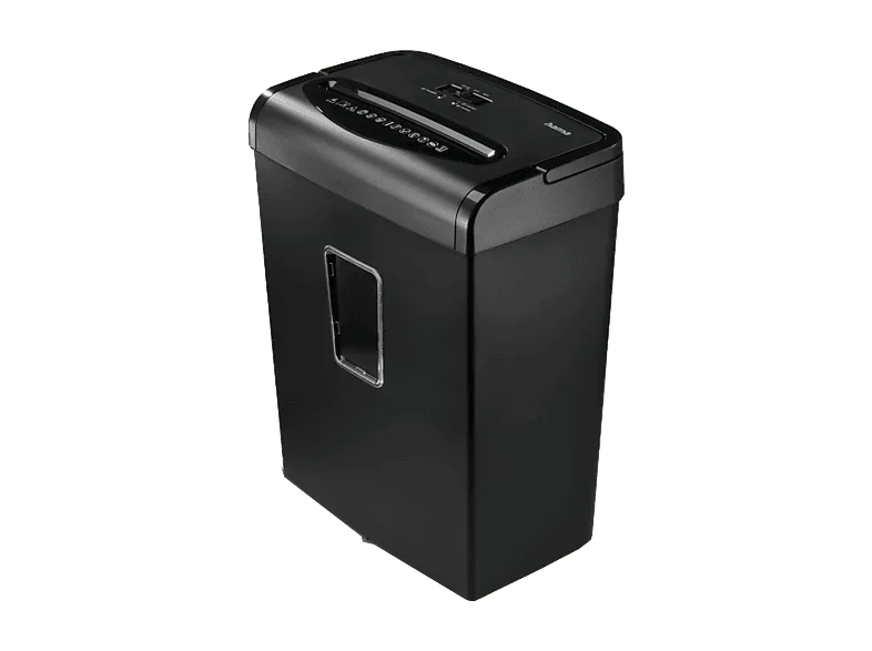 Destructora de papel - Hama 00050589, 8 Hojas DIN-A4, Clase Protección 3, 68 dB(A), Negro