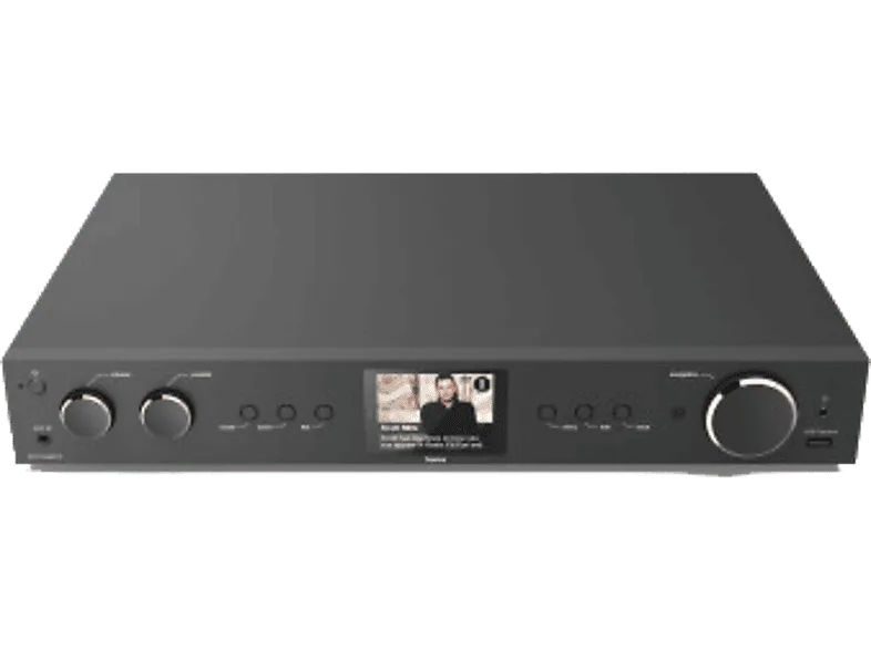 Radio portátil - Hama DIT2105SBTX, Carga USB a 5 V/1 A, DAB, DAB+, FM, Mando distancia, Negro