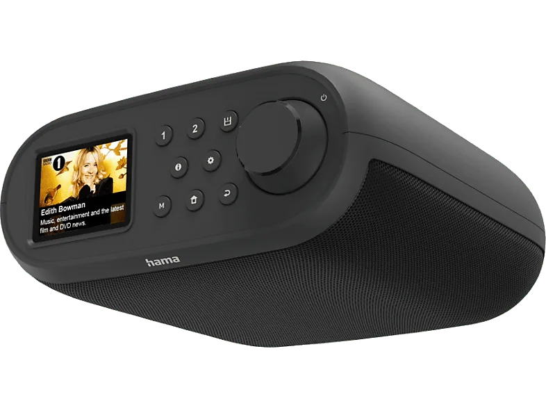Radio portátil - Hama DIR400, Altavoz 5 W, Pantalla de 2,4", DAB, DAB+, FM, Negro