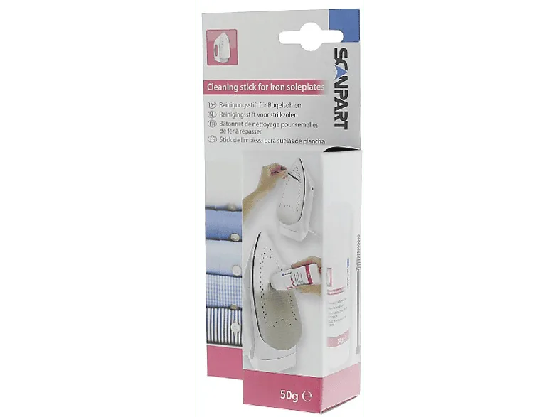 Accesorio para plancha - Scanpart 2910060080, Limpiador de suela plancha, Cepillo limpiador