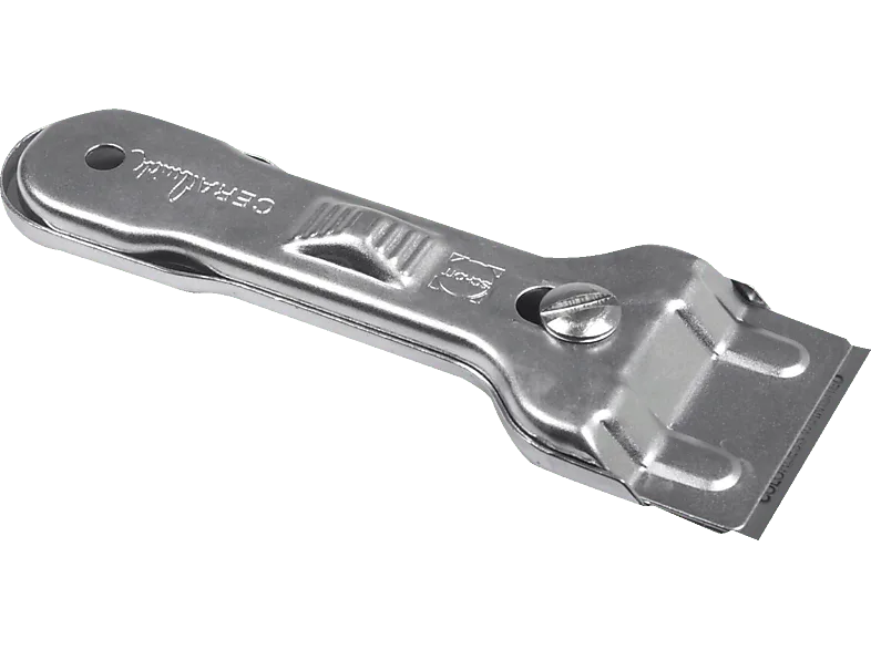 Accesorio encimera - Scanpart R014, Raspador de vitrocerámica, Mango ergonómico, Plata