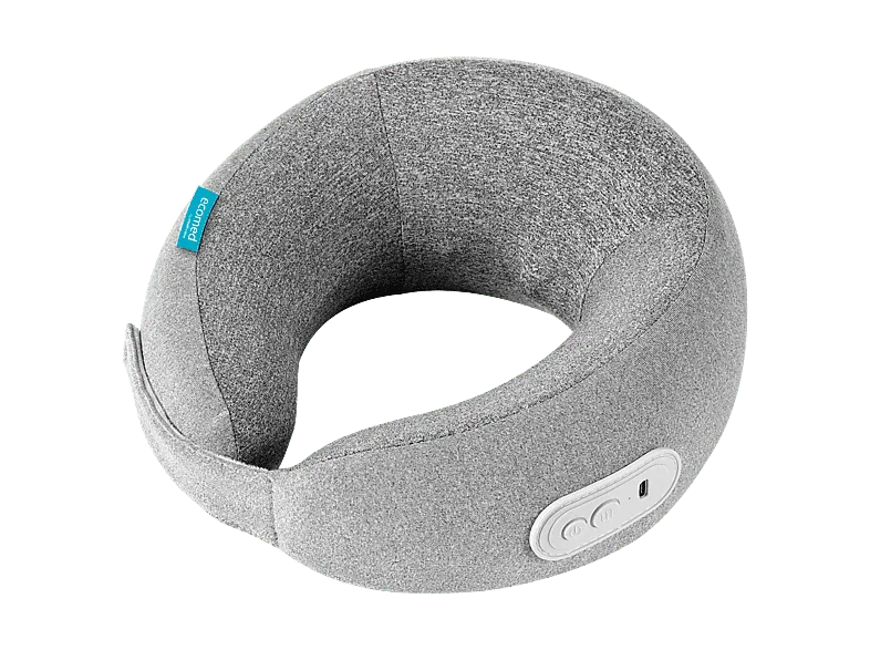 Masajeador - Medisana NM-30E, Para el cuello, Cómodo y flexible, Inalámbrico, Función de calor adicional, Apagado automático, Gris