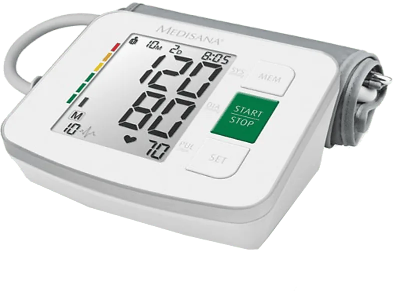 Tensiómetro - Medisana BU 512, Brazo superior, Fácil lectura, Blanco