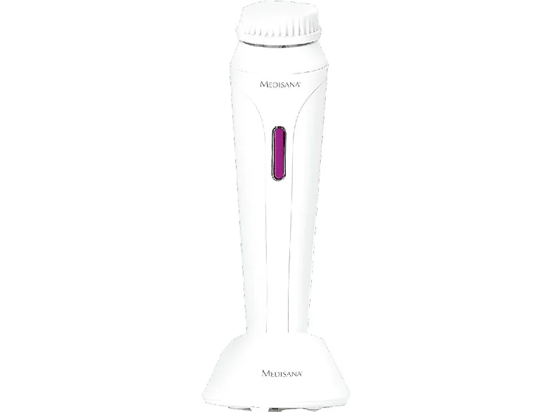 Limpiador facial - Medisana FB 885, Con 4 cabezales, niveles de velocidad, Aplicable en la ducha, Blanco