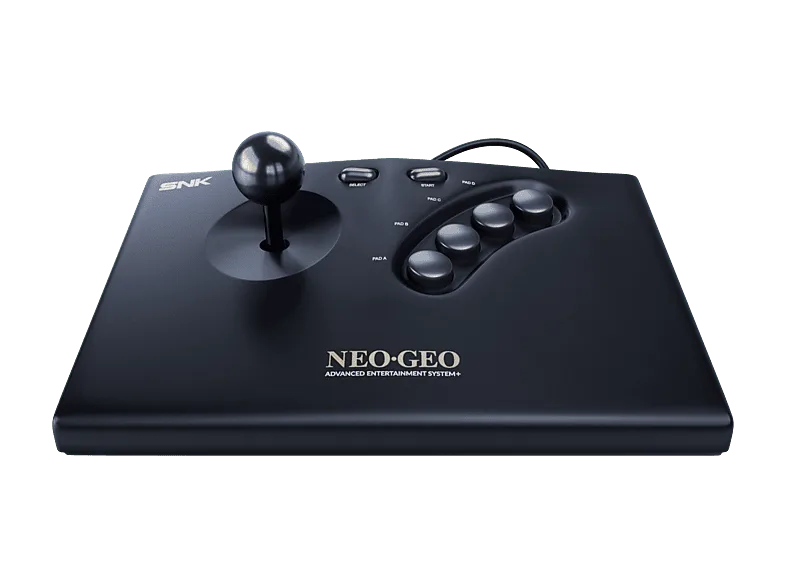 Joystick - Koch Media NEOGEO AES+ Arcade Stick, Inalámbrico, Negro (imagen 1 de 2)